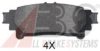 A.B.S. 37815 OE Brake Pad Set, disc brake